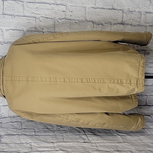 VINTAGE 90'S AMERICAN EAGLE Full Zip Tan Men's Jacket XL/TG - Picture 7 of 13